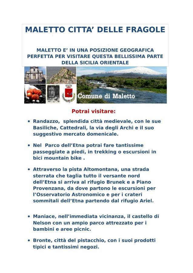 Appartamento Turistico Maletto Bagian luar foto
